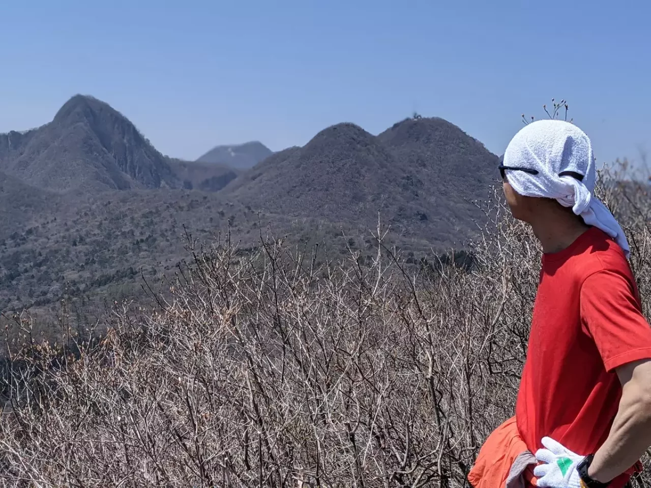 水沢山の下山ルート