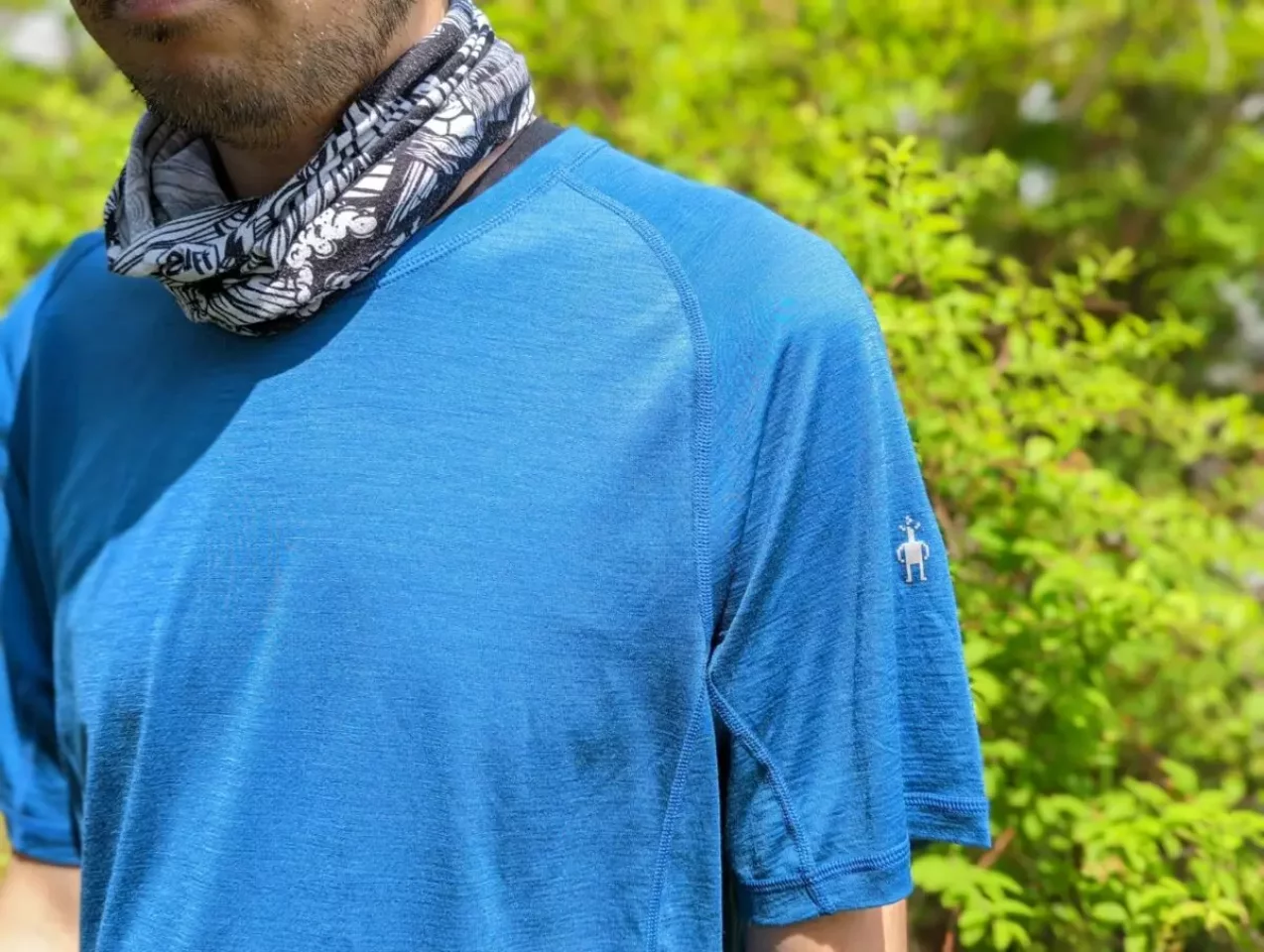 オフセットショルダー スマートウール メリノスポーツ120