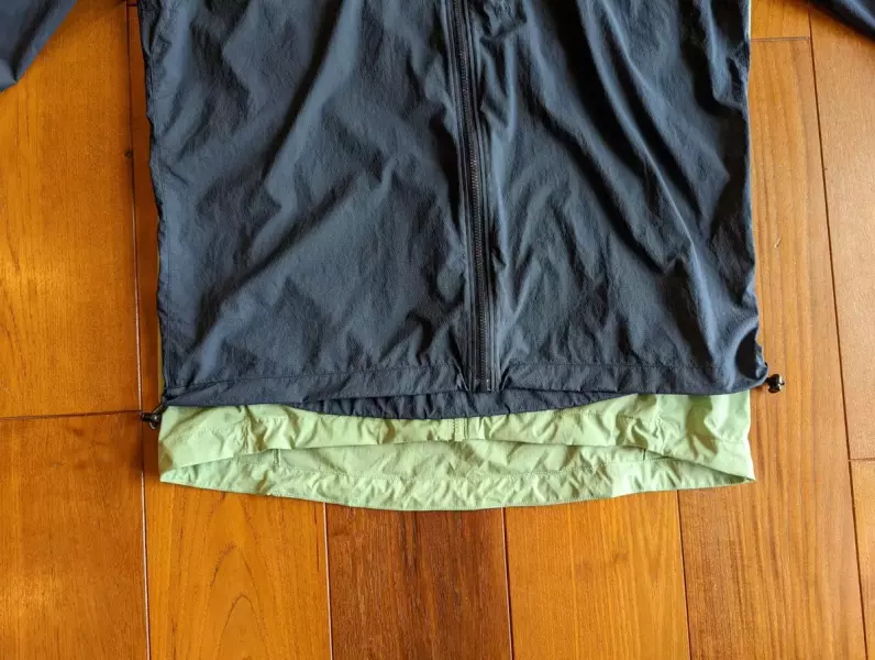 スコーミッシュフーディの裾の作り