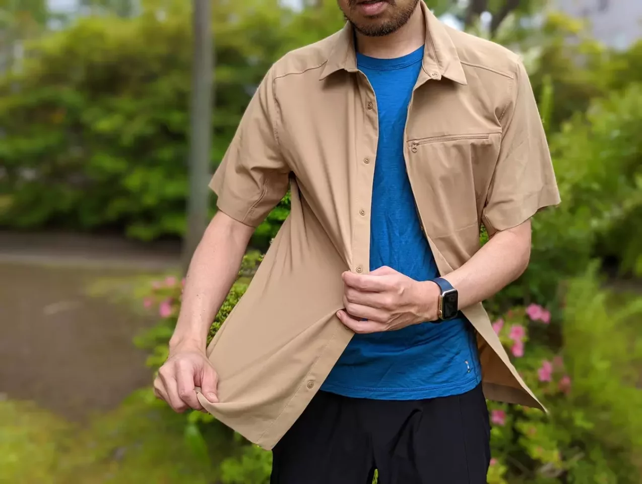 アークテリクス スカイラインシャツ スナップボタン仕様