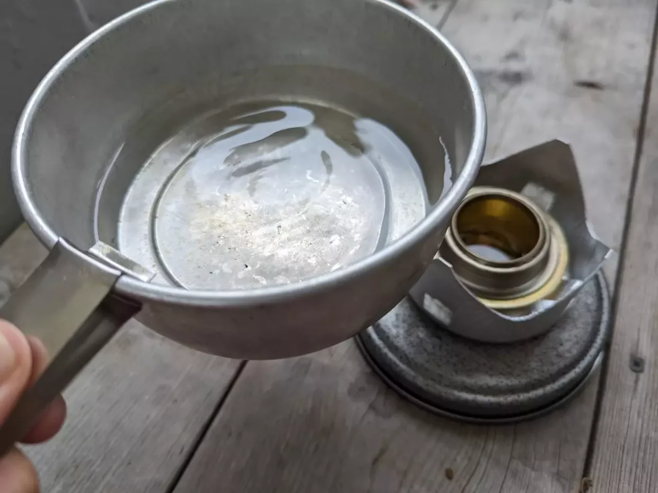 ミニトランギアでのシーチキン味噌ラーメンの作り方