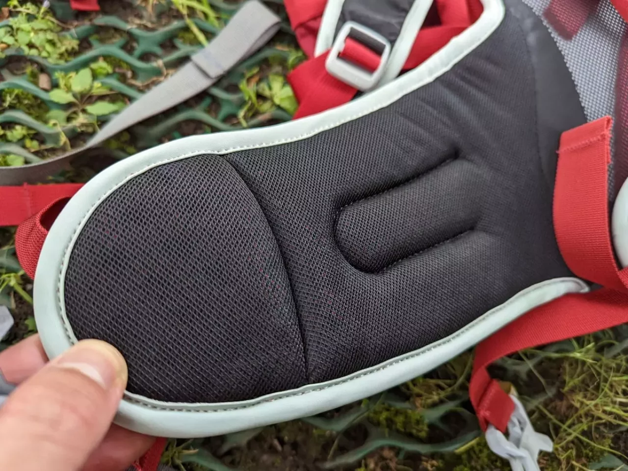 ザックのフィッティングの快適性とフィット感