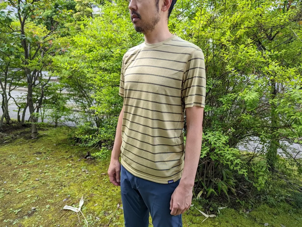 登山からタウンユースまで幅広く使える-パタゴニアのキャプリーン・クール・トレイル・シャツ