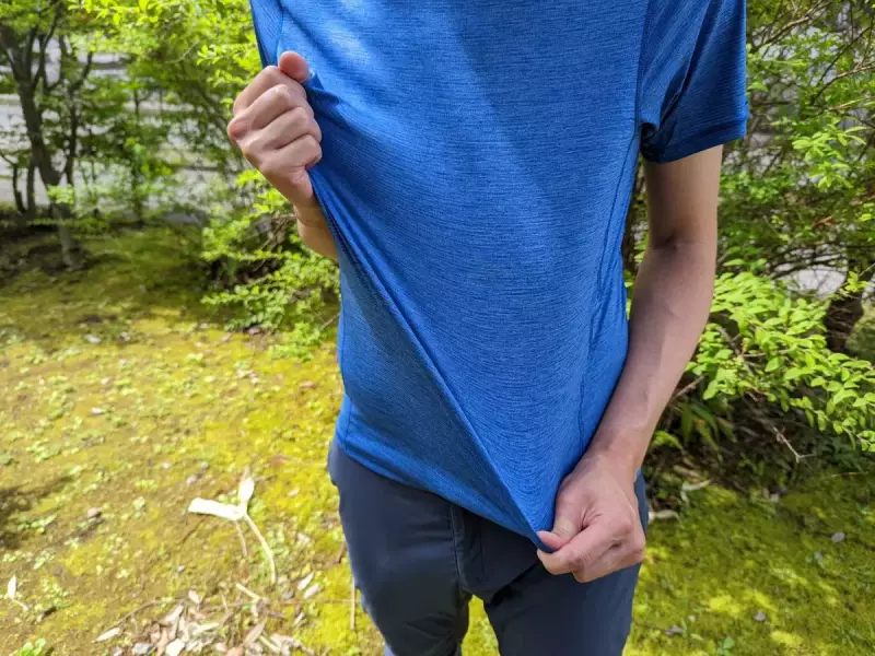 フィット感がありながらも動きやすいTシャツ