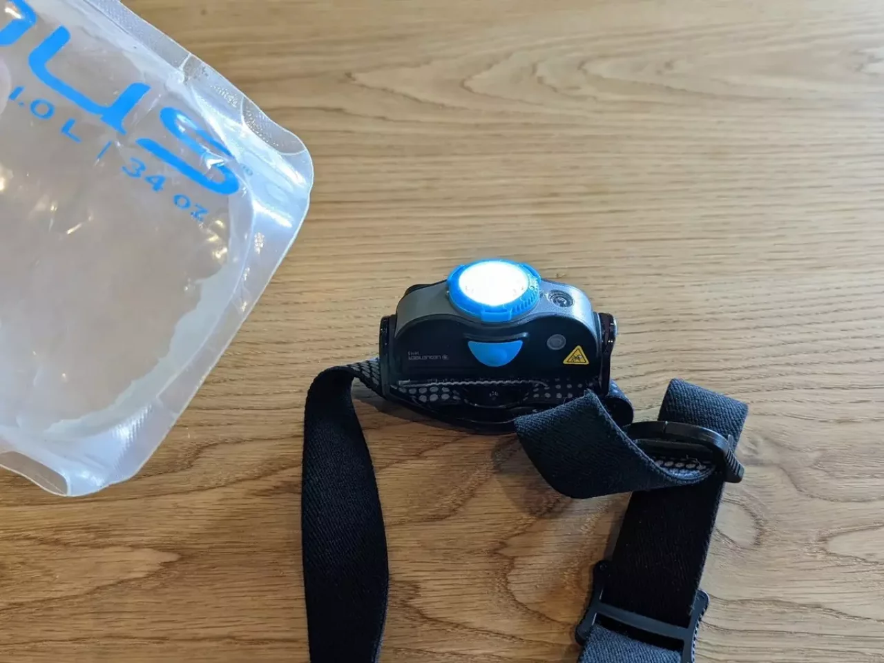 プラティパスとヘッドライトを使った簡易ランタン