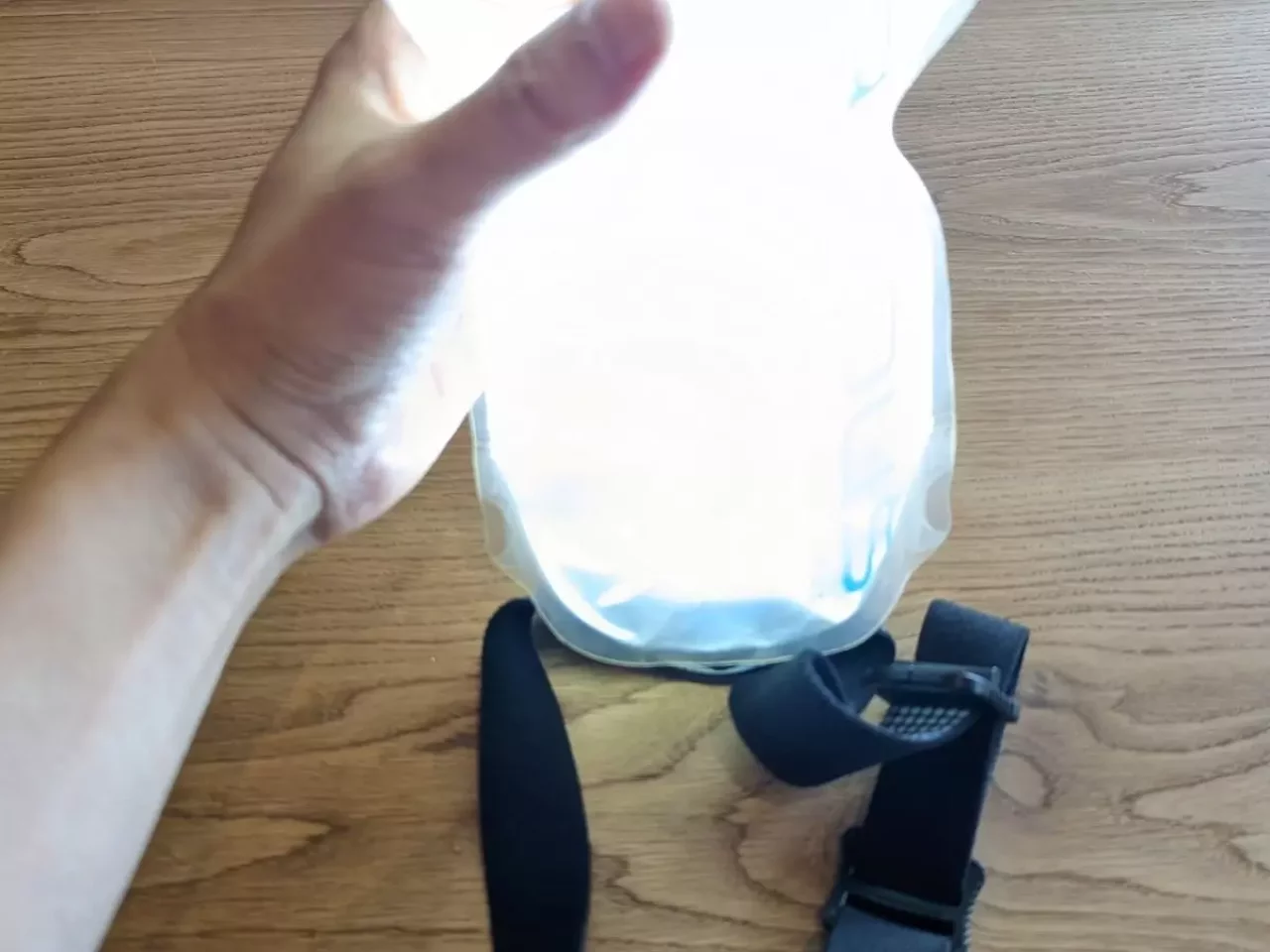 プラティパスとヘッドライトを使った簡易ランタン