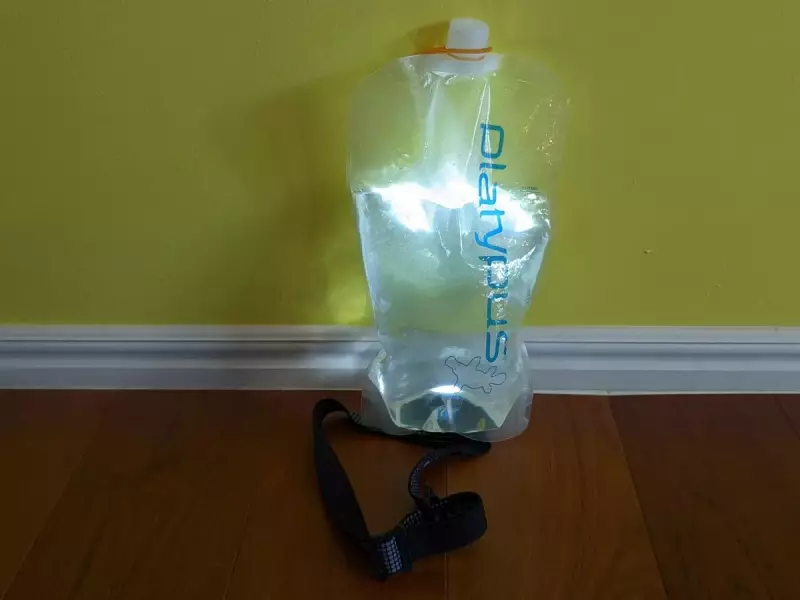 プラティパスとヘッドライトを使った簡易ランタン