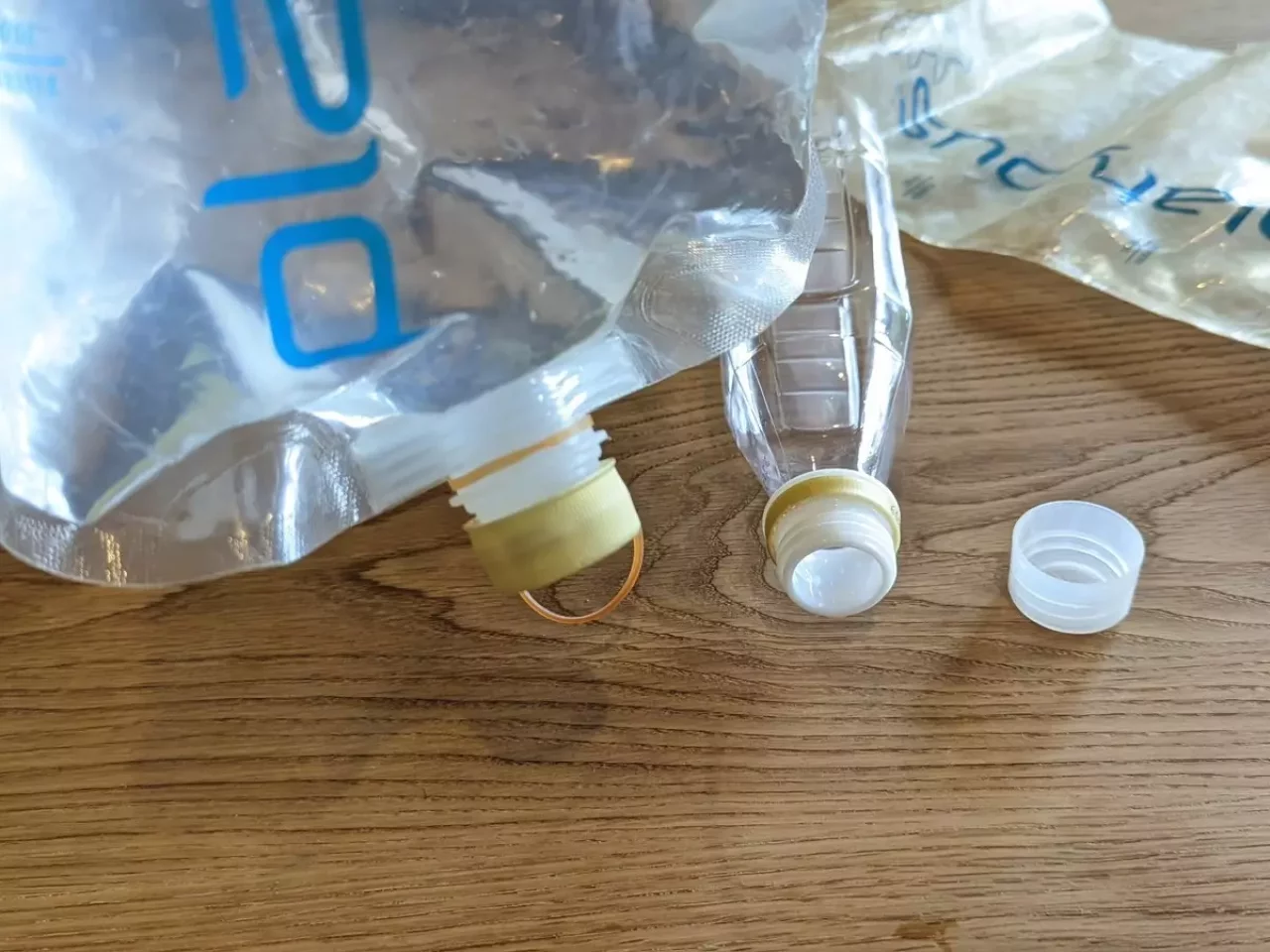 ペットボトルのキャップが使える