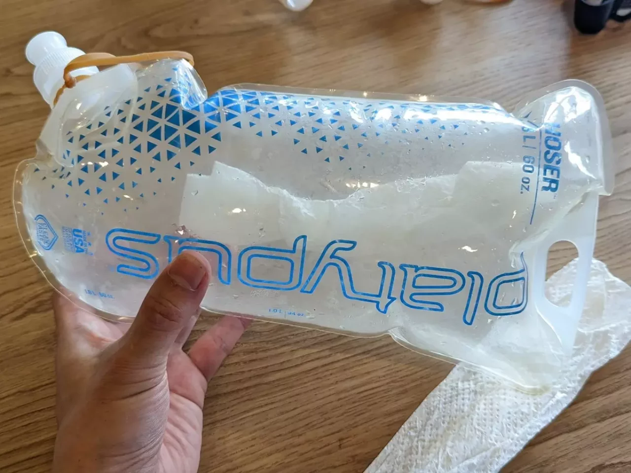 プラティパスの乾かし方