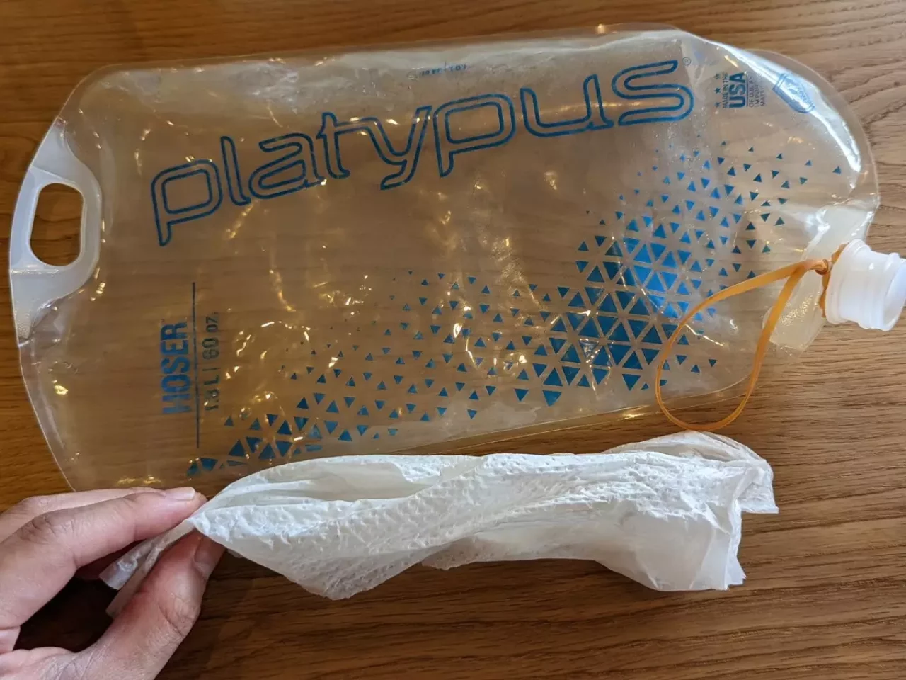 プラティパスの乾かし方