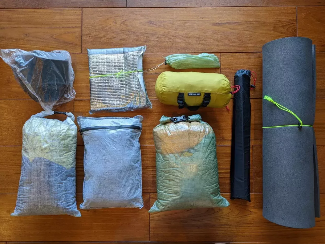 テント泊登山装備リスト