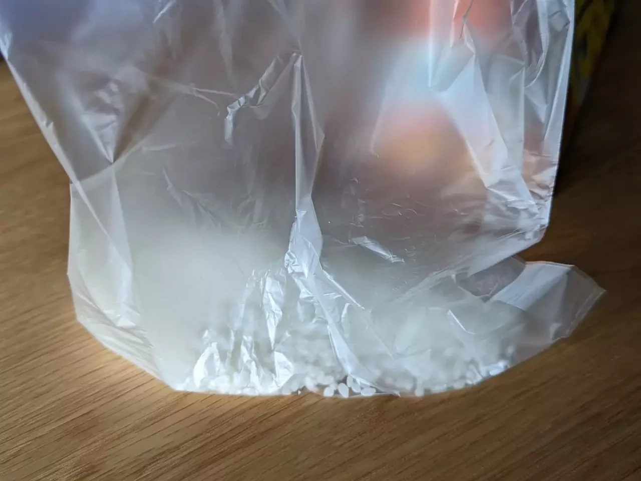 ステップ1:アイラップにお米とお水を入れる