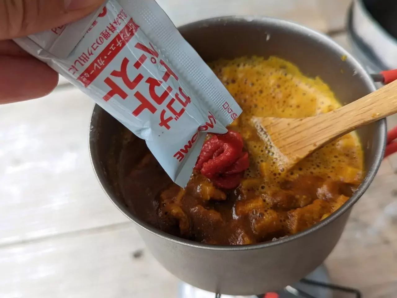 フィレタイプを使ったカレー