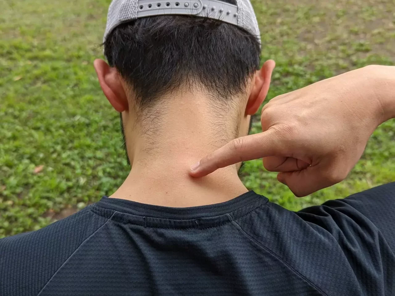 ステップ3:脛骨の位置を特定