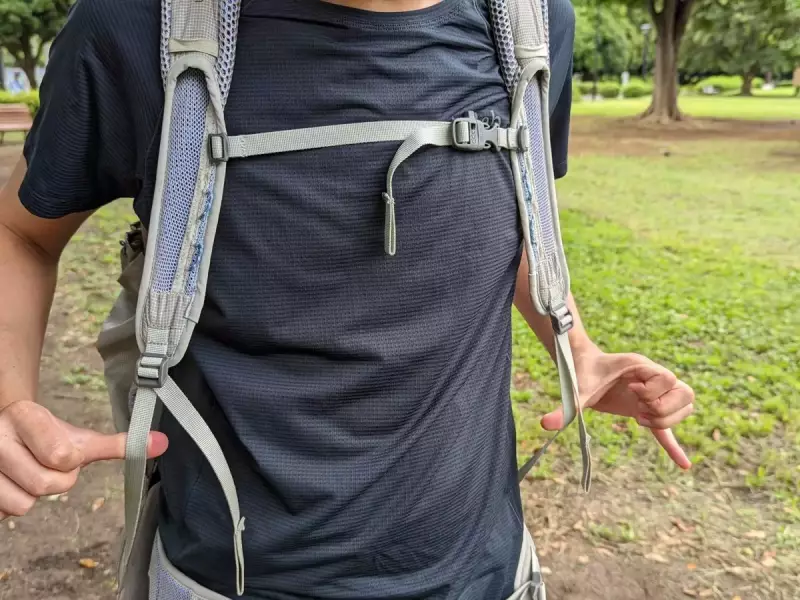 ステップ1:全てのストラップ類を緩める