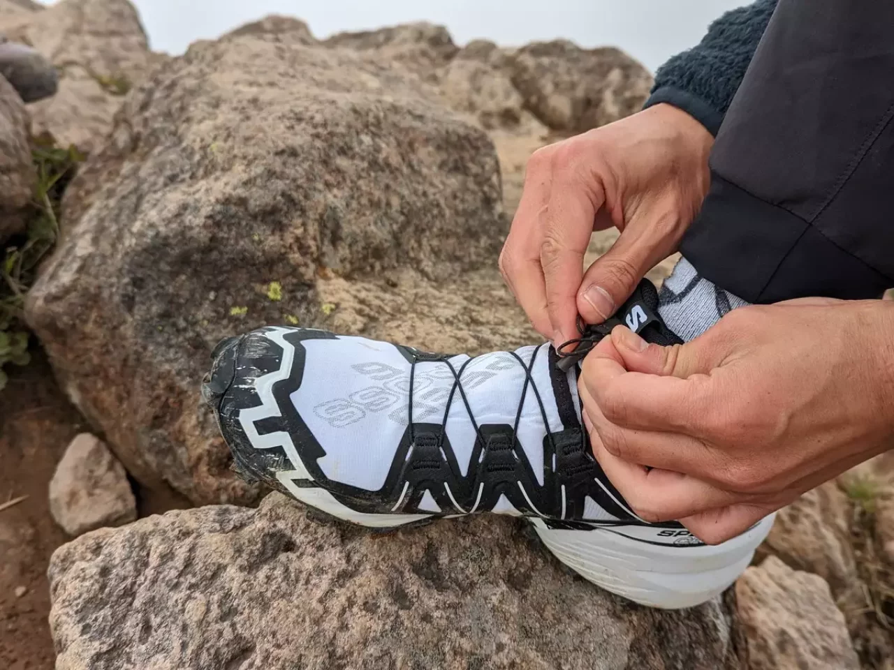 サロモンのSensiFit™とクイックレース3