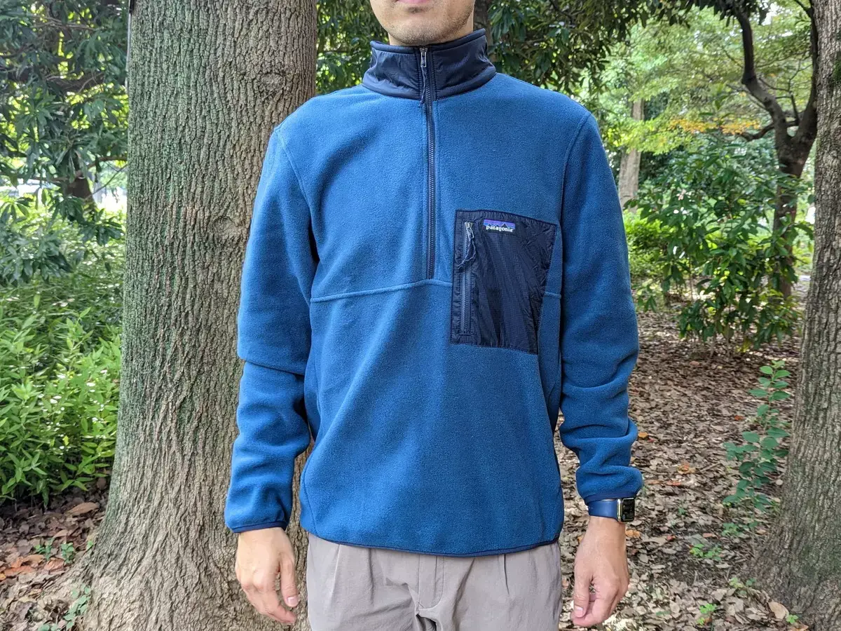【レビュー】登山から普段着まで汎用性に優れた軽量フリース−パタゴニア『マイクロD・1/2ジップ・プルオーバー』