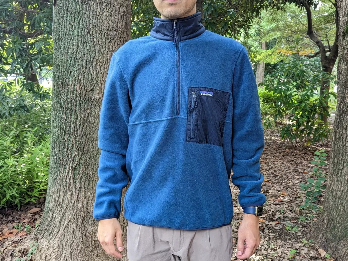 【レビュー】登山から普段着まで汎用性に優れた軽量フリース−パタゴニア『マイクロD・1/2ジップ・プルオーバー』