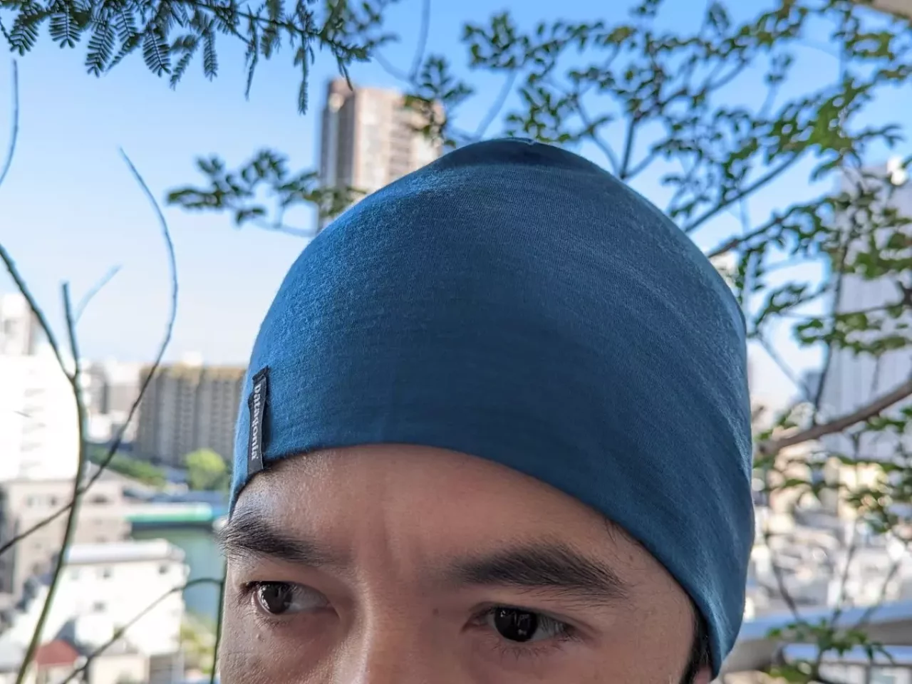 パタゴニアのビーニーの使用シーン