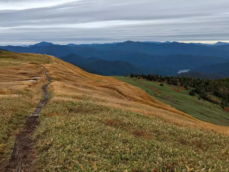 黄色が鮮やかな紅葉を楽しめる巻機山