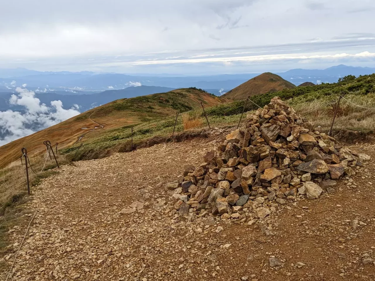 巻機山の最高地点
