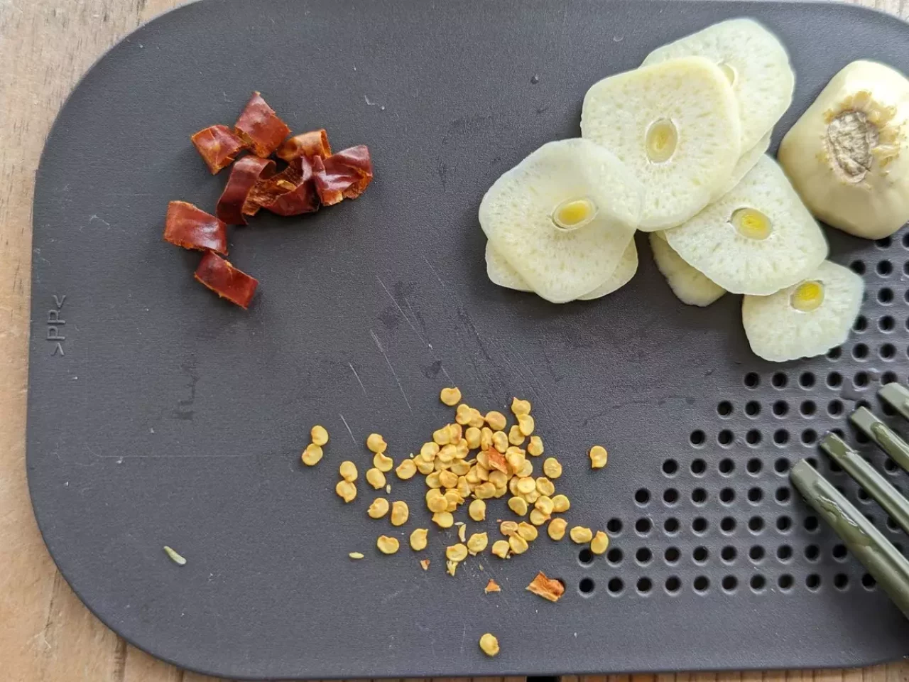 登山で楽しむペペロンチーノの作り方1