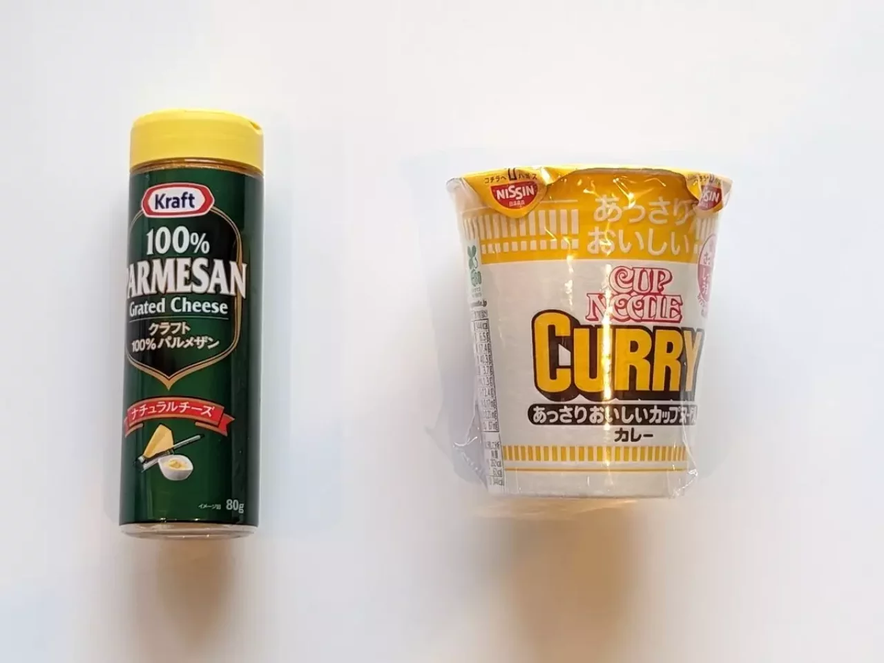 カレーラーメンにコクを追加『パルメザンチーズ』
