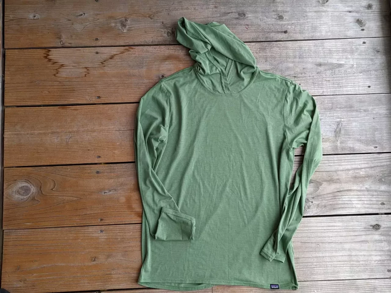 汗をかきたくない登山におすすめ-パタゴニアのパンツ『キャプリーン・クール・デイリー・グラフィック・フーディ』