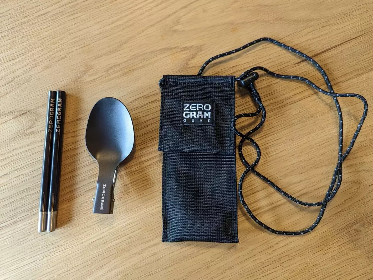 スプーンとお箸のポータブルセット『ゼログラム ビストロカトラリーセット』