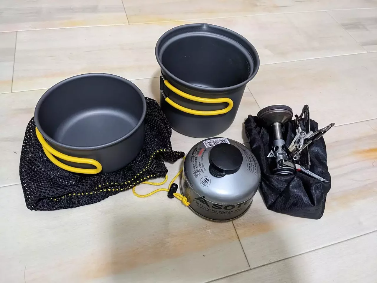 登山 クッカー スタッキング