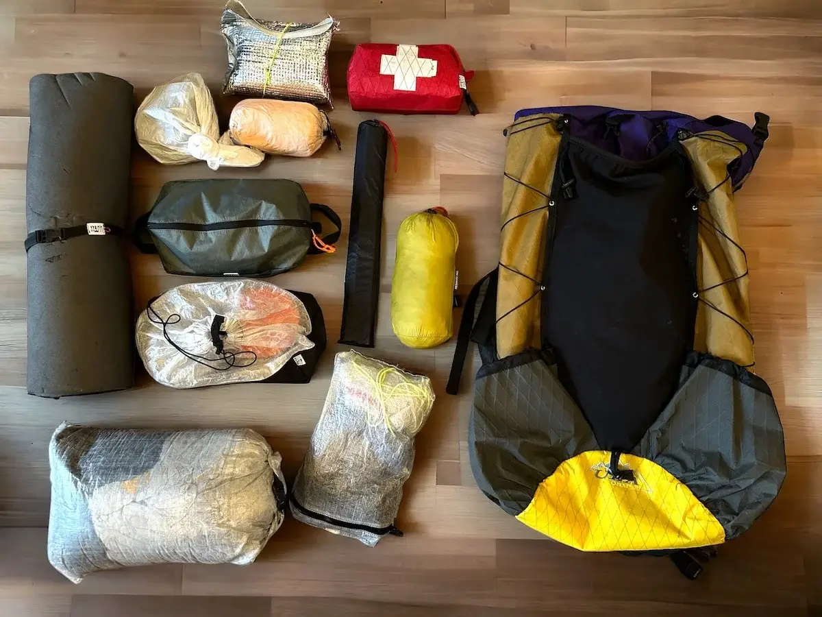 夏山のテント泊登山装備-ベースウェイト 5キログラムの中身を全部紹介!