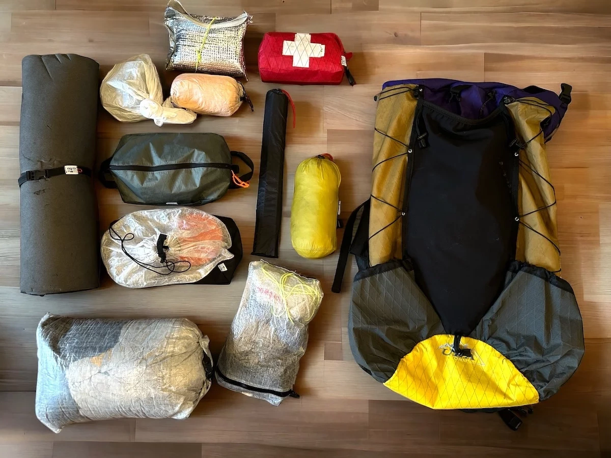 夏山のテント泊登山装備-ベースウェイト 5キログラムの中身を全部紹介!