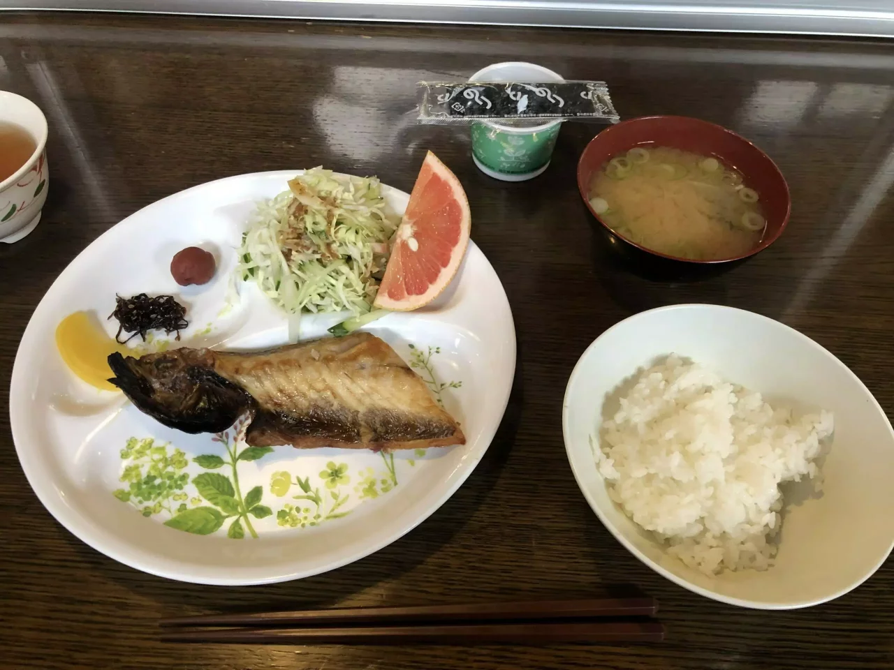 赤岳鉱泉の朝ごはん