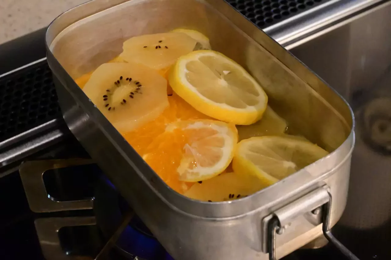 メスティンレシピ-フルーツのコンポート