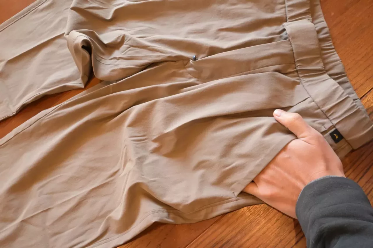 メリノウールパンツ ポケット