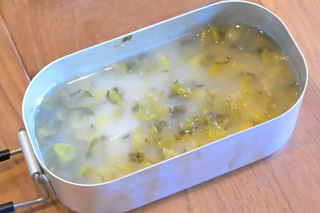 ダイソーメスティンレシピ 炊き込みご飯 レシピ1