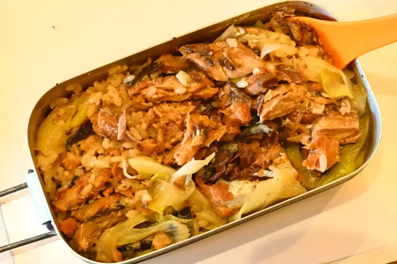 メスティンレシピ 缶詰 炊き込みご飯