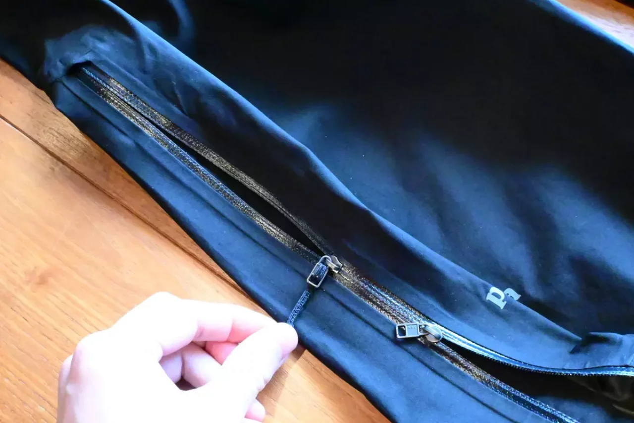 ハードシェル サイドジッパー ベンチレーション