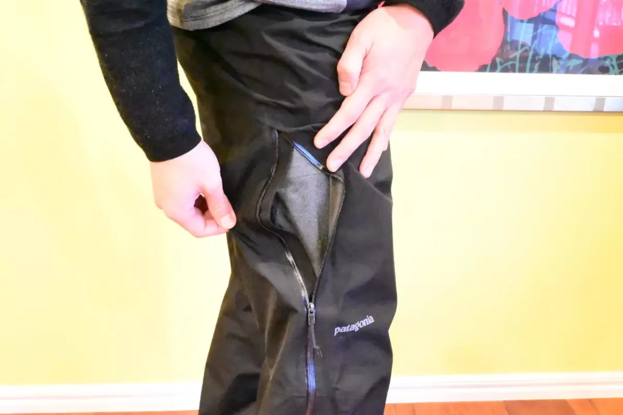 ハードシェル サイドジッパー ベンチレーション