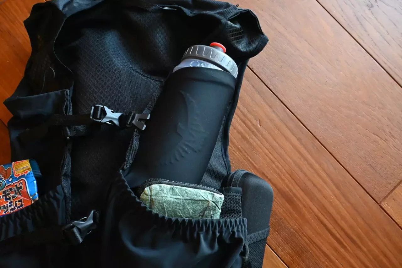 ザ・ノース・フェイスのTR6前面のポケット