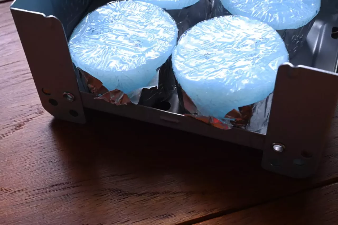 登山 固形燃料 ポケットストーブ収納