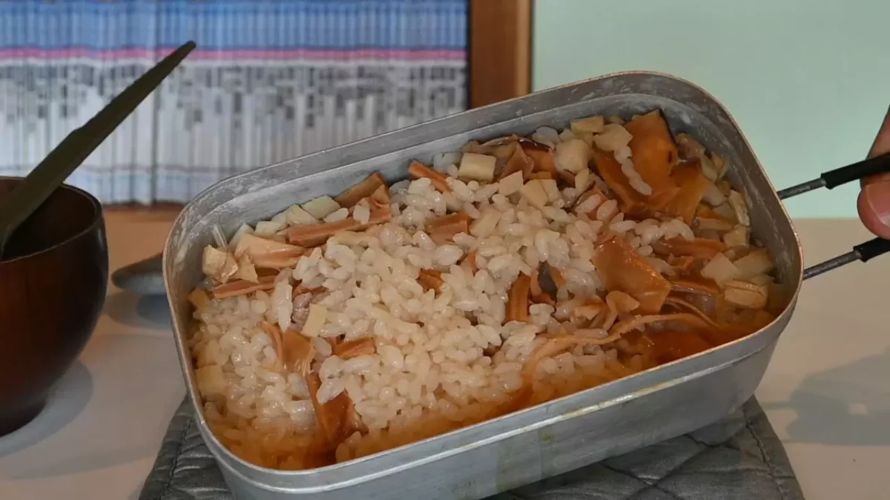 あたりめで作る炊き込みご飯