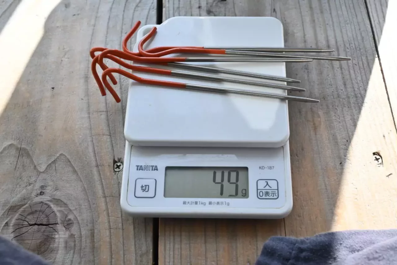 ピンペグ-バーゴ チタニウムステークスオレンジヘッド