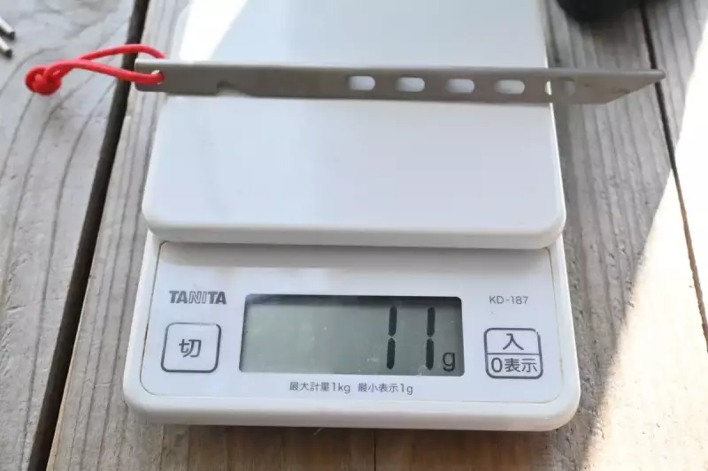 V字ペグ-バーゴ チタニウムアッセント