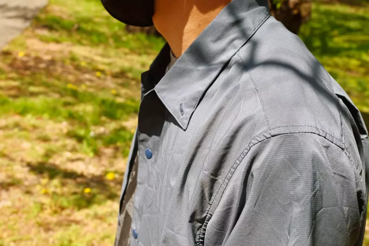 山と道ULシャツ スナップボタン