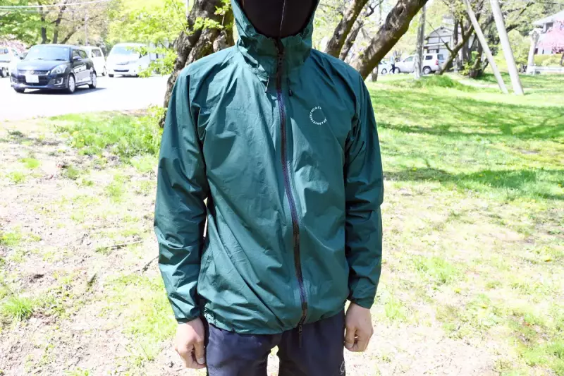 山と道UL レインフーディーPU Sosui