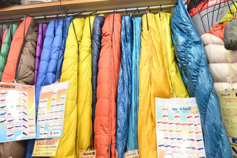 シュラフの軽量化