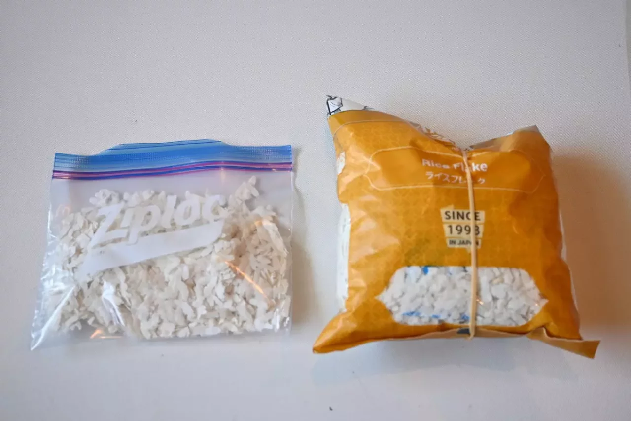 ライスフレークでジップロック飯