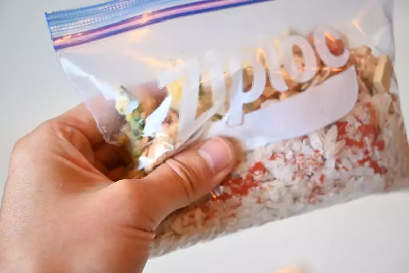 和風ジップロック飯