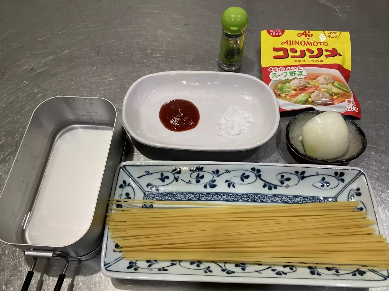 ナポリタンの食材